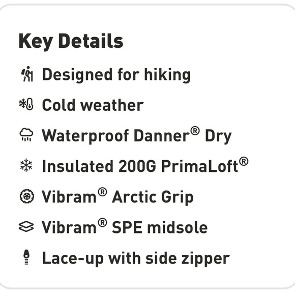 Danner Arctic 600 Side-zip Brown/Red Insulated 200G Mens Size 12 - Picture 2 of 6